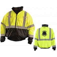 Water Proof, 3-Way, Hiviz Bomber Jacket GBOMJKT3