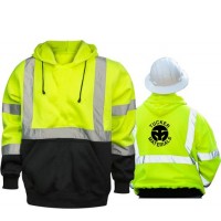 Hi-Viz Pullover Hoodie (front, black bottom) GHVZHD