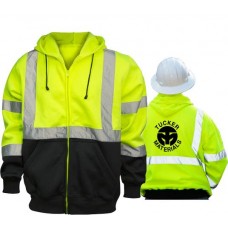 Hi-Viz, Class 3 Full Zip Hoodie GHDIZ